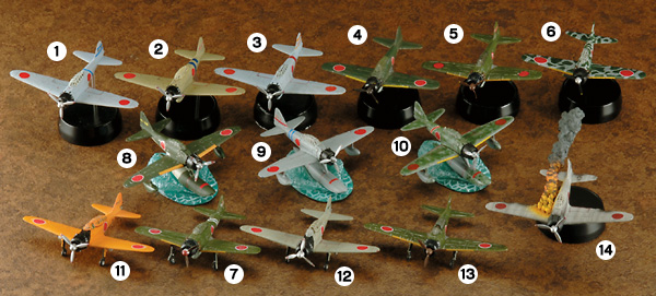 World Wings Museum 3rd Squadron (2006) Kaiyodo Takara 1/144
